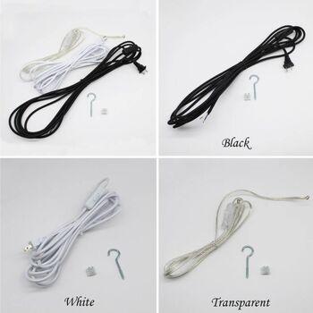 Floral Fabric And Ceramic Table Lamp Brown Leopard Base, 2 of 10