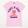 Take A Nap Women's Cat Slogan T Shirt, thumbnail 5 of 5