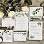 Greenery Botanical Wedding Stationery, thumbnail 1 of 12