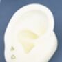 Genuine Peridot Heart Stud Earrings, thumbnail 7 of 11