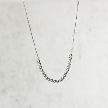 Sterling Silver 21 Beads 21st Birthday Necklace, 3 of 7