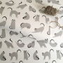 Cat Wedding Wrapping Paper, thumbnail 5 of 6