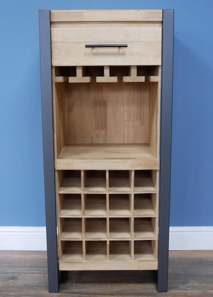 Industrial Wine Bar Cabinet, 1 of 2