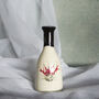 Ceramic Bottle Vase Floral Milk Thistle Design, thumbnail 1 of 3