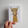 Leopard With Spots Birthday Card, thumbnail 4 of 9