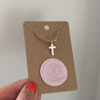 Sterling Silver Cross Charm Christening Or Baptism Gift, 2 of 4