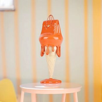 Vibrant Melting Ice Cream Handbag Sculpture, 6 of 9