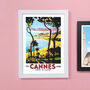 Authentic Vintage Travel Advert For Cannes, thumbnail 3 of 8