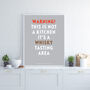 Personalised Not A Kitchen A Whisky Tasting Area Print, thumbnail 2 of 4