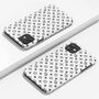 Personalised White Initials Pattern Phone Case, thumbnail 4 of 6