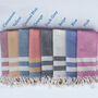 Personalised Beach Towel Gift Set, 2nd Anniversary Gift, thumbnail 12 of 12