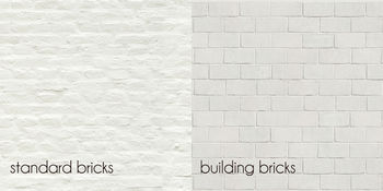 Painted White Bricks Kitchen Wallpaper, 3 of 4