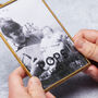 Personalised Father's Day Brass Photo Frame, thumbnail 3 of 3