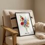 Personalised Birth Flower Grandma's Bunch Print, thumbnail 8 of 11