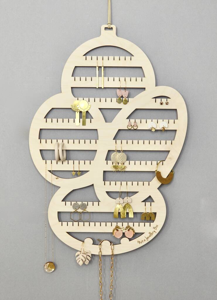 Earring Storage Hanger Large Pebbles, 1 of 7