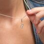 Cactus Charm Necklace, Sterling Silver Or Gold Plated, thumbnail 3 of 7
