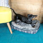 Large Square Tartan Print Dog Bed, thumbnail 3 of 8