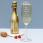 Personalised Flute And Mini Bottega Prosecco Set, thumbnail 3 of 4