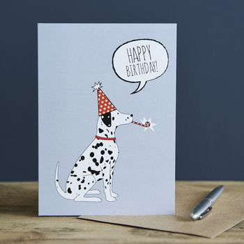 Dalmatian Birthday Card, 2 of 2