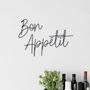'Bon Appetit' Kitchen Wire Wall Words, thumbnail 1 of 5