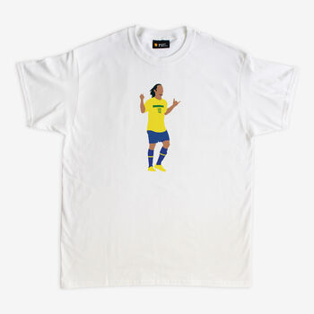 Ronaldinho Brazil T Shirt, 2 of 4