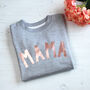 Mother And Daughter Matching Rose Gold Jumper Set, thumbnail 5 of 5