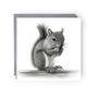 Grey Squirrel Countryside Wishes Greeting Card, thumbnail 2 of 5