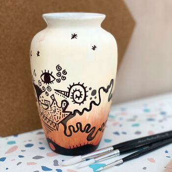 Paint Your Own Ceramic Vase Kit, 10 of 12