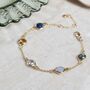 Palma New Beginnings Gold Gemstone Bracelet, thumbnail 1 of 4