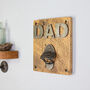 'Dad' Reclaimed Wood Bottle Opener, thumbnail 1 of 12