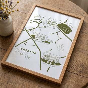 Personalised Our Favourite Places/Map Poster, 7 of 12