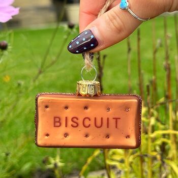 Christmas Glass Chocolate Biscuit Bauble, 3 of 3