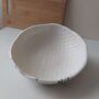 Textured Ceramic Dining Bowl Handmade, thumbnail 6 of 9