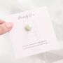 Light Green Faux Pearl Modesty Pin, thumbnail 4 of 12