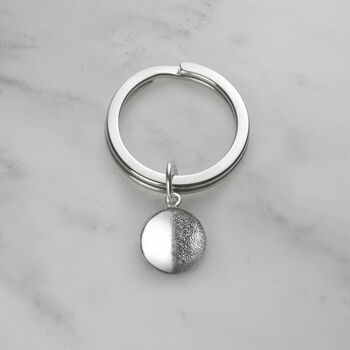 The Day Your Child Was Born Personalised Silver Keyring, 9 of 12