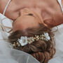 Handbeaded Statement Floral Bridal Hairband, thumbnail 10 of 12