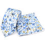 Mens Luxury Navy Floral Tie Gift Box Set, thumbnail 4 of 4