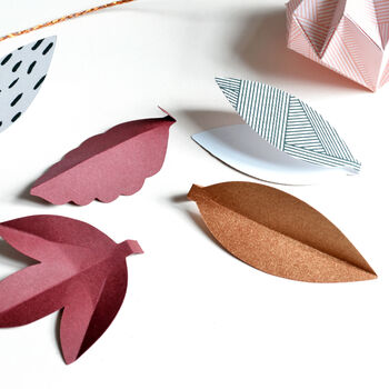 Origami Garland Paper Craft Kit, 4 of 4