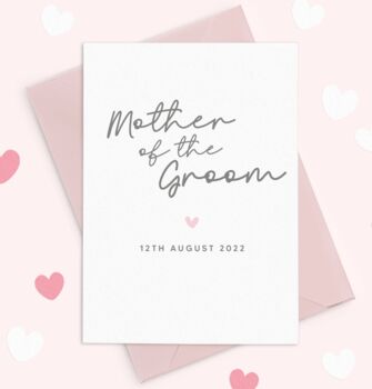 Mother Of The Groom Wedding Day Card, 3 of 3