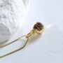 Pomegranate 18k Gold Plated Necklace And Earrings Giftset, thumbnail 2 of 9