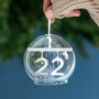 Personalised Christmas Advent Dome Bauble, thumbnail 2 of 5