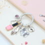 Nail Technician Personalised Keyring Nail Tech Thank You, thumbnail 8 of 11