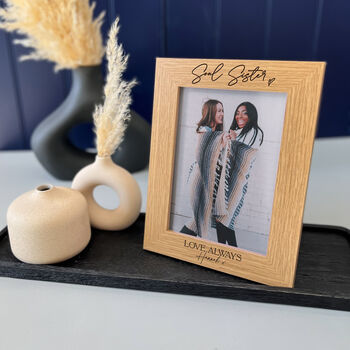 Personalised Best Friend Picture Frame Soul Sister Gift, 9 of 9