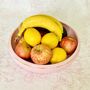 Antique Painted Pink Wooden Fruit Bowl ~ Four, thumbnail 2 of 7