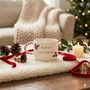 Handmade Merry Christmas Ceramic Mug With Holly Detailing And Festive Handle, thumbnail 1 of 4