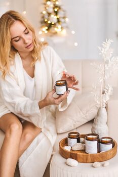 Relaxing Christmas Joy Pamper Gift For Her Organic Aromatherapy Scented With Pure Essential Oils, 3 of 12