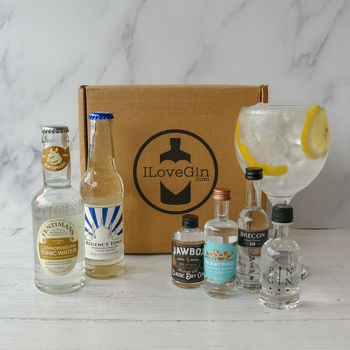The Four Classic Style Gins And Tonics Tasting Gift Set, 3 of 3