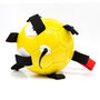 Dog Football Ball With Dog Tug Straps, thumbnail 2 of 7