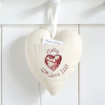 Personalised Tooth Fairy Pocket Heart Gift, 3 of 12