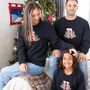 Embroidered Personalised Initial Christmas Sweatshirt, thumbnail 2 of 3